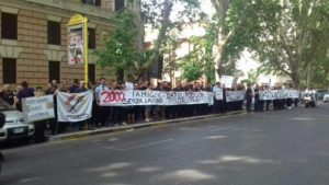 IMG 20170623 WA0002 300x169 SECURPOL: protesta dei vigilanti a Roma