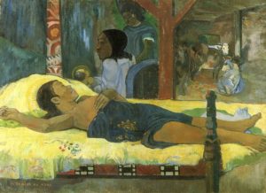 Paul Gauguin La nascita di Cristo 300x218 NATALE NELLARTE, APPUNTAMENTO CON GIORGIO AGNISOLA