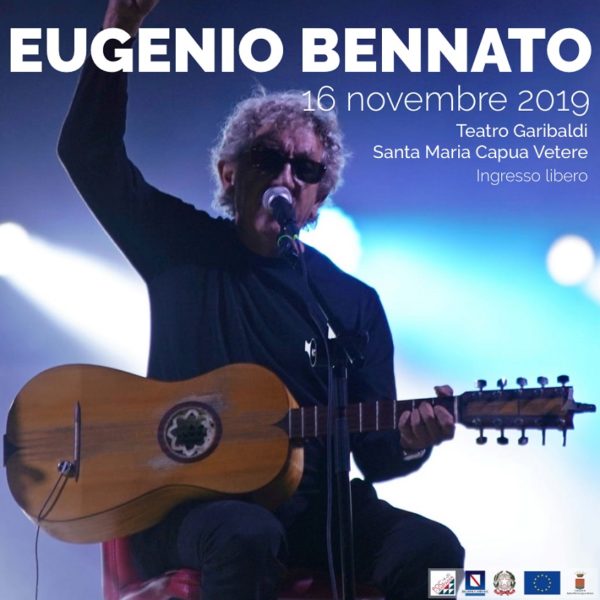 Eugenio Bennato Teatro Garibaldi Santa Maria Capua Vetere “SMCV CITTÀ DI SPETTACOLI”: EUGENIO BENNATO APRE LA RASSEGNA 2019