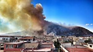 incendio Monte Petrino AMBC CHIEDE IL CONTROLLO DELLARIA DI MONDRAGONE