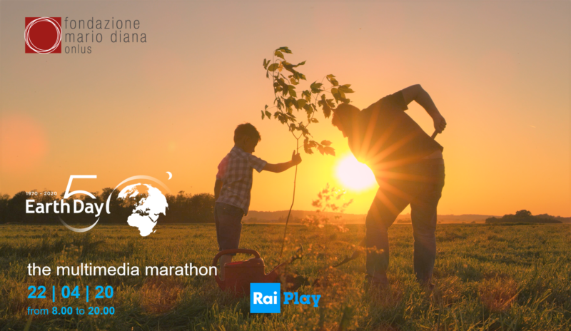FMD 50° Earth Day multimedia marathon  50° GIORNATA DELLA TERRA, MARATONA MULTIMEDIALE RAI: FONDAZIONE MARIO DIANA PARTNER DI EARTH DAY ITALIA