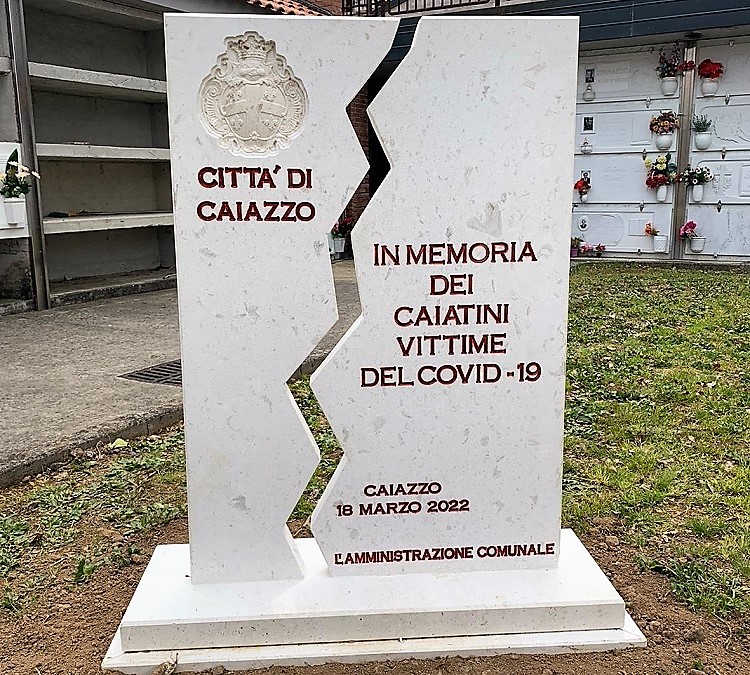 giardino memoria caiazzo5 CAIAZZO, INAUGURATO IL GIARDINO DELLA MEMORIA DEDICATO ALLE VITTIME DEL COVID 19
