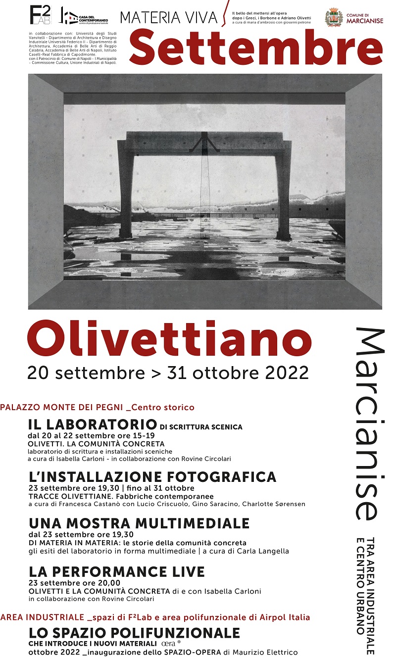programma olivettiano 50x70 page 0001 SETTEMBRE OLIVETTIANO A MARCIANISE, IL PROGRAMMA