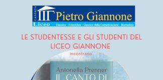 CONCERTI LETTERARI AL LICEO GIANNONE, PRIMO APPUNTAMENTO CON ANTONELLA PRENNER