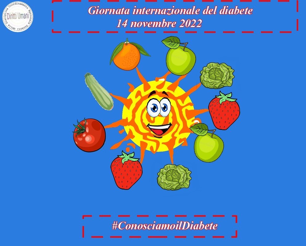 Locandina Giornata internazionale del diabete 2022 GIORNATA INTERNAZIONALE DEL DIABETE 2022, LE INIZIATIVE DEL CNDDU