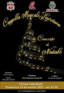 Lauretana Concerto Natale 2022 205x300 AD AVERSA TORNA IL CONCERTO DI NATALE DELLA CAPPELLA MUSICALE LAURETANA