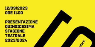 CASERTA:,TEATRO CIVICO 14: PRESENTAZIONE DELLA STAGIONE 23-24 IL 12 SETTEMBRE