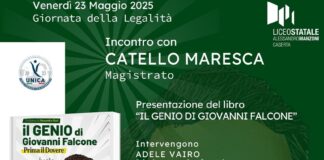 GIORNATA PER LA LOTTA ALLA MAFIA, CATELLO MARESCA TORNA AL LICEO MANZONI